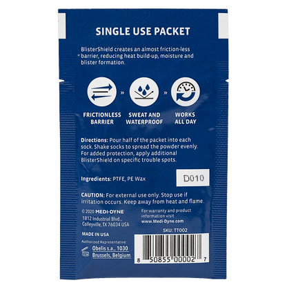 2Toms® BlisterShield® Travel Size Packet