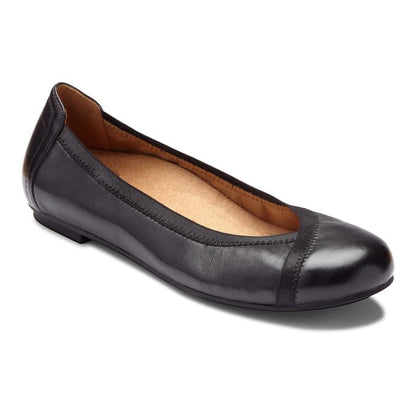 Womens Vionic Caroll Ballet in Flat Black — image 1