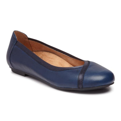 Womens Vionic Caroll Ballet in Flat Navy — image 1