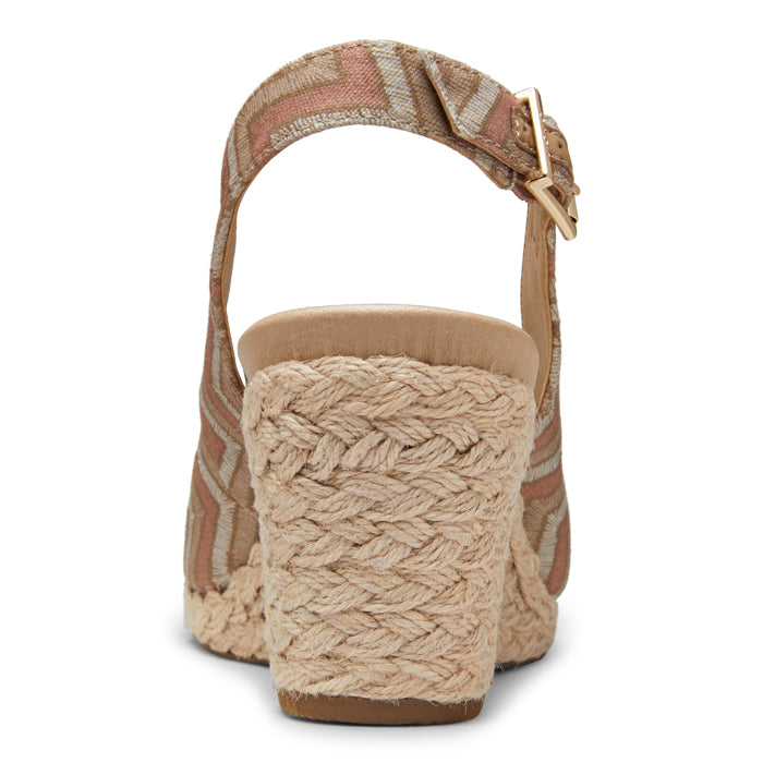 Womens Vionic Coralina Wedge in Dusty Pink Chevron — image 6