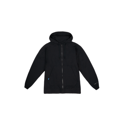 Men's Coastal Hoodie Full Zip - Black