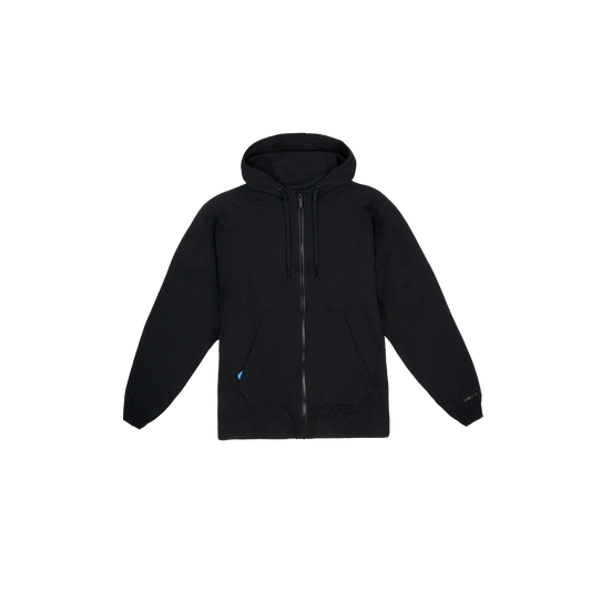 Women's Coastal Hoodie Full Zip - Black