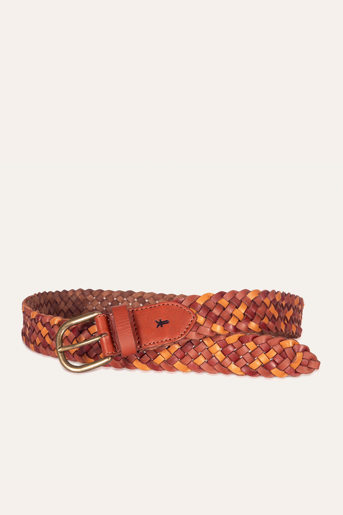 35mm Tonal Woven Leather Belt