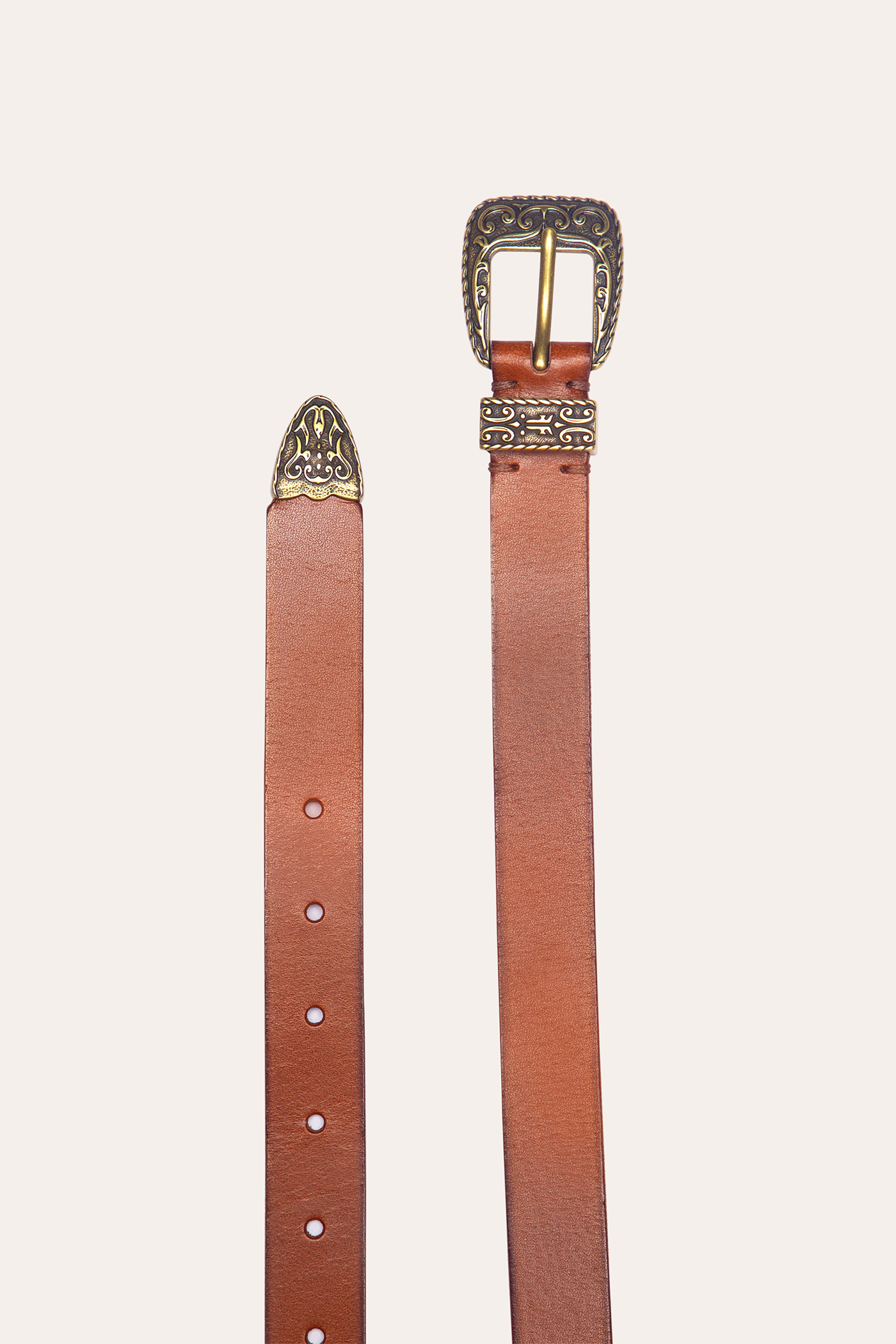 25mm Logo Western Belt