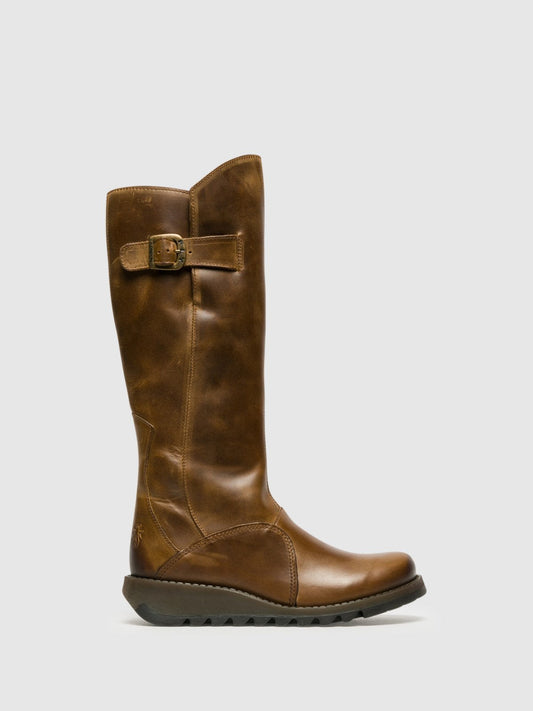 Zip Up Boots MOL 2 CAMEL
