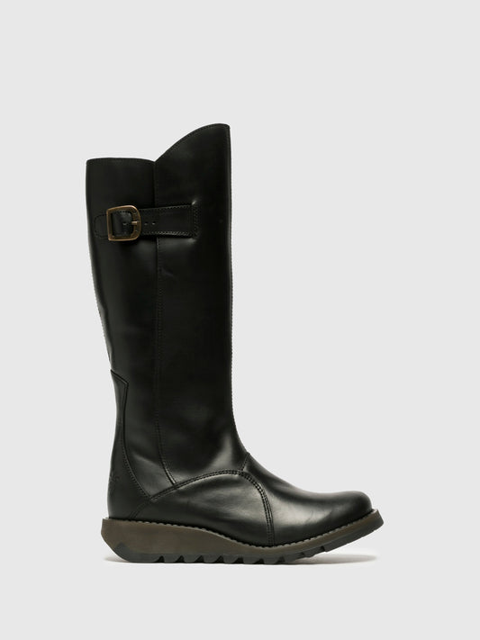 Zip Up Boots MOL 2 BLACK