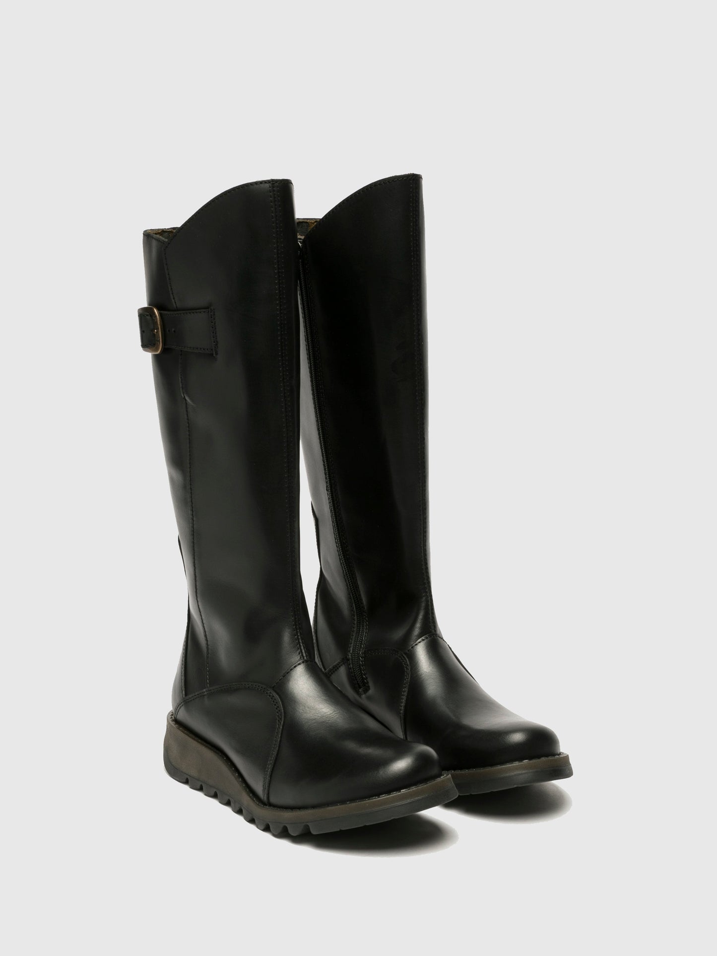 Zip Up Boots MOL 2 BLACK