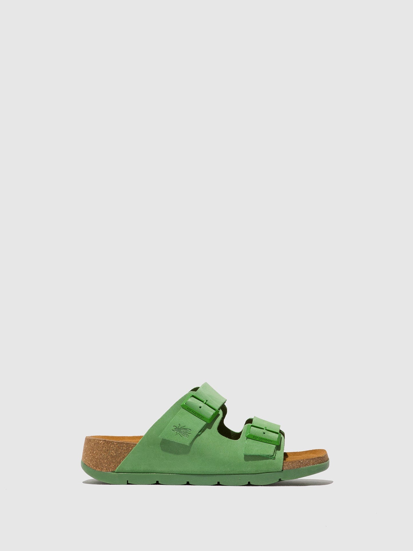 Buckle Sandals CAJA721FLY LIME GREEN