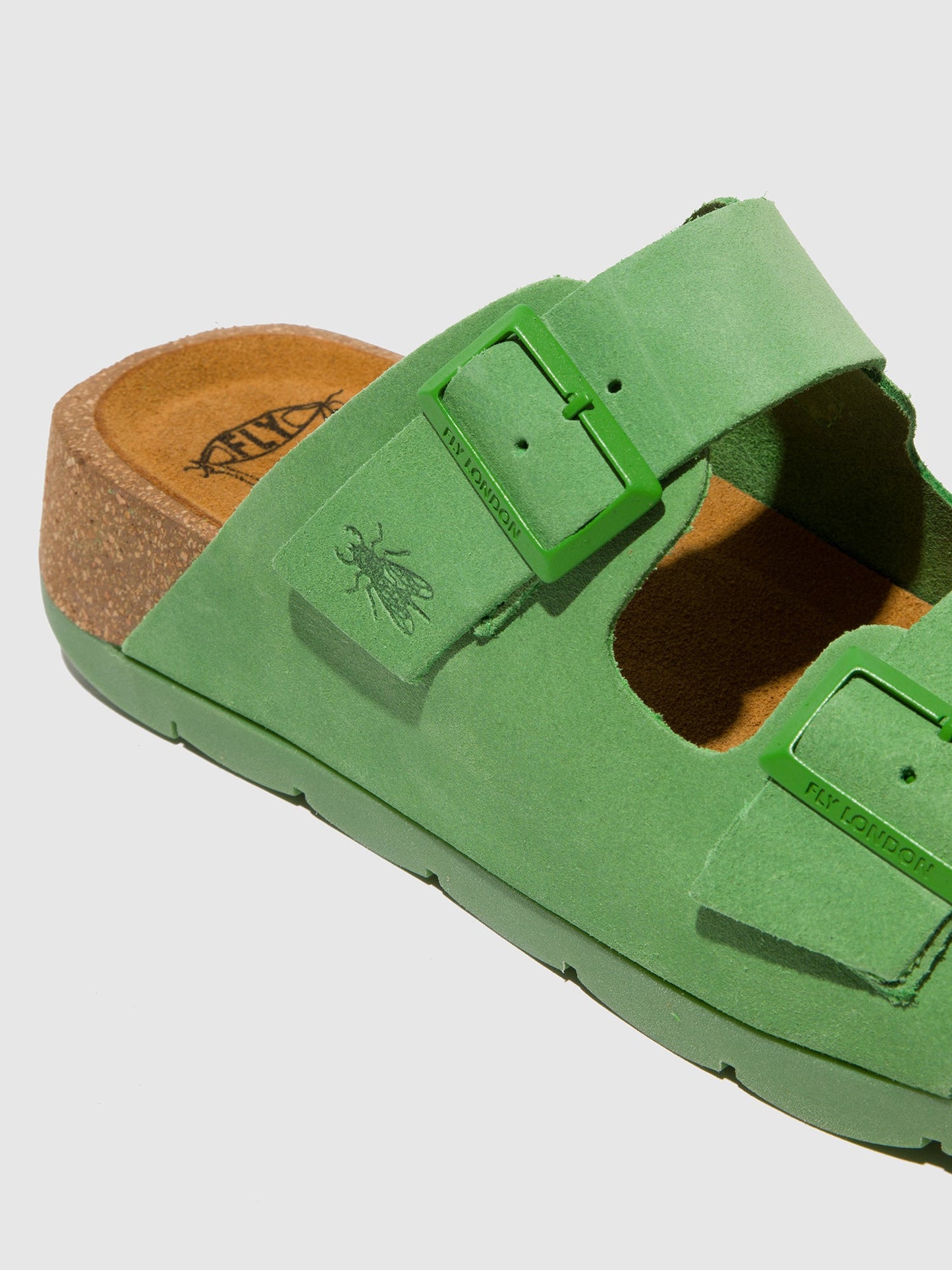 Buckle Sandals CAJA721FLY LIME GREEN