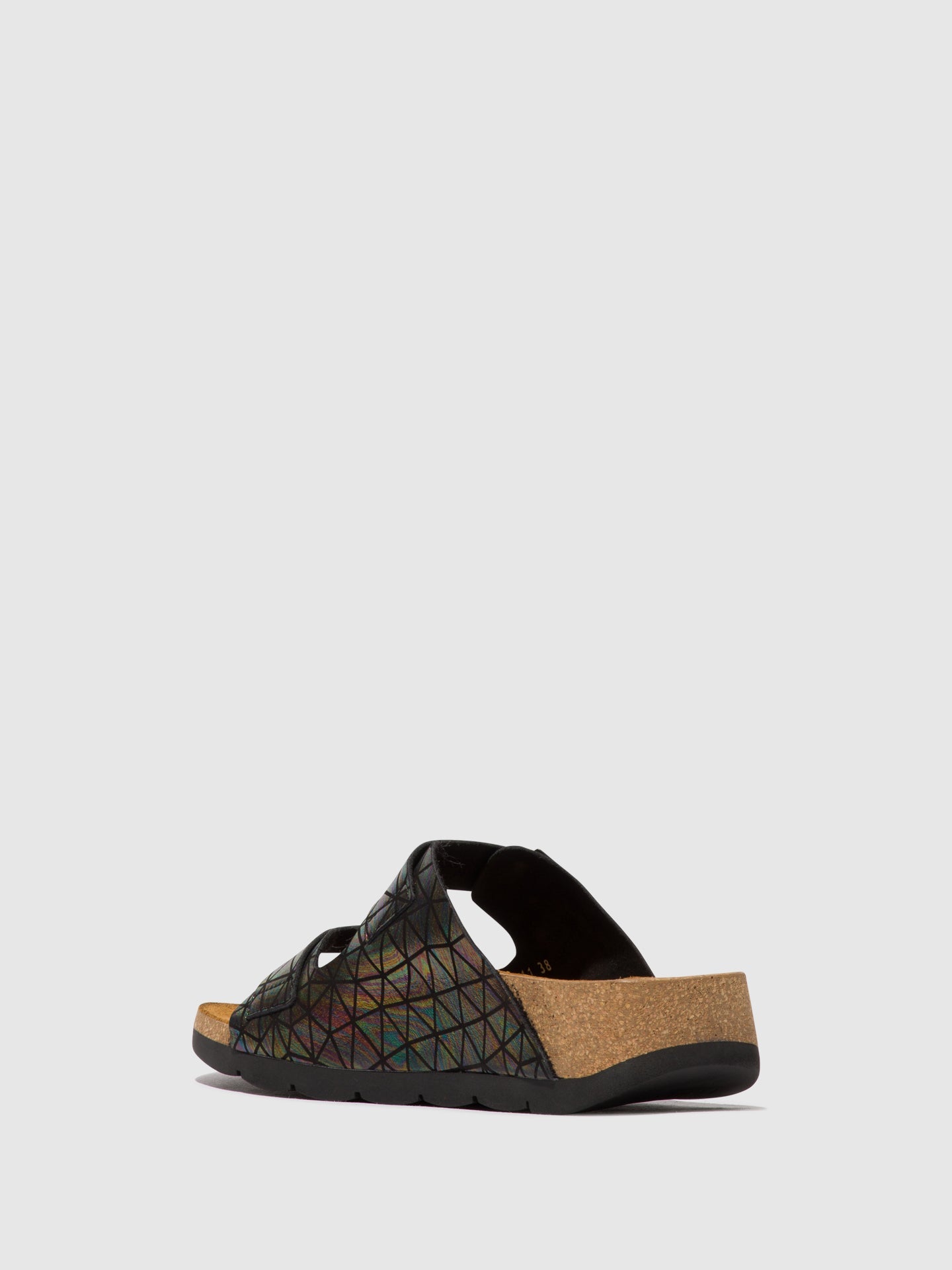 Buckle Sandals CAJA721FLY BLACK PETROL