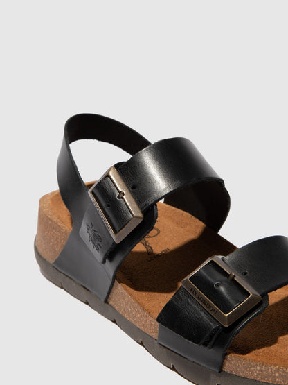 Buckle Sandals CEKE722FLY BRIDLE BLACK