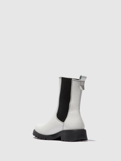 Chelsea Ankle Boots REIN795FLY RUG OFFWHITE (BLACK)