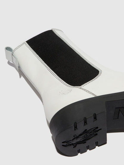 Chelsea Ankle Boots REIN795FLY RUG OFFWHITE (BLACK)