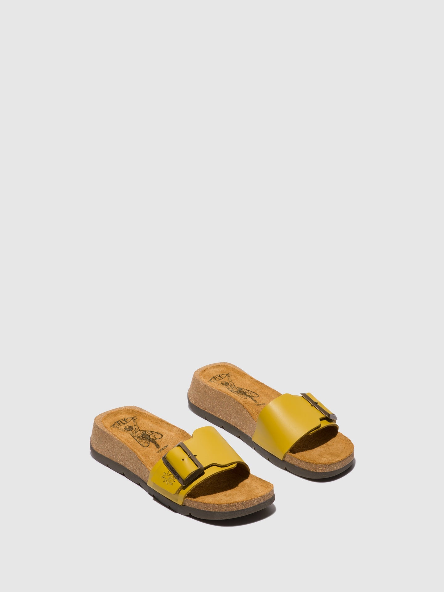 Open Toe Mules CARB851FLY MUSTARD