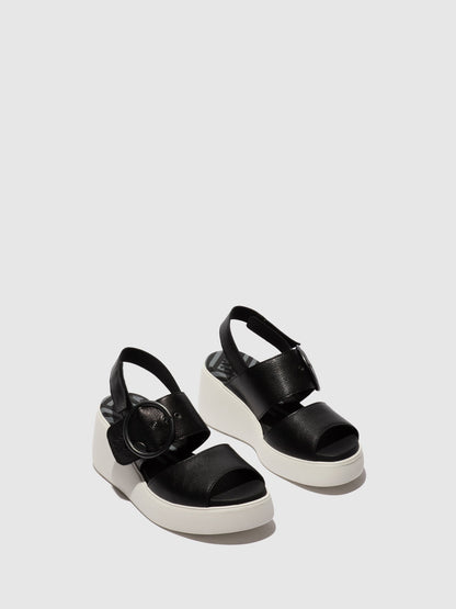 Sling-Back Sandals DIGO939FLY MOUSSE BLACK