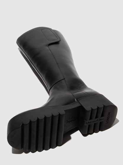 Zip Up Boots EXES009FLY BLACK