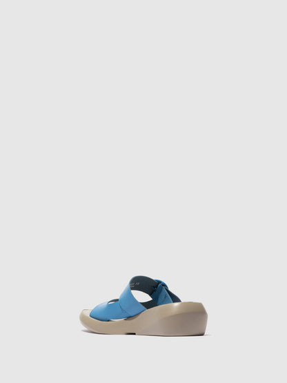 Buckle Mules BAFI029FLY BLUE