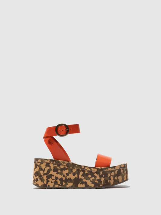 Platform Sandals CAMU034FLY SCARLET