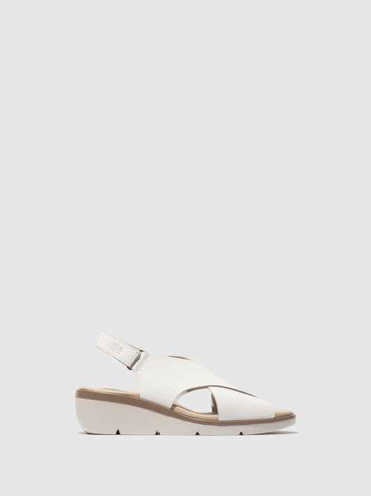 Sling-Back Sandals NABI058FLY WHITE