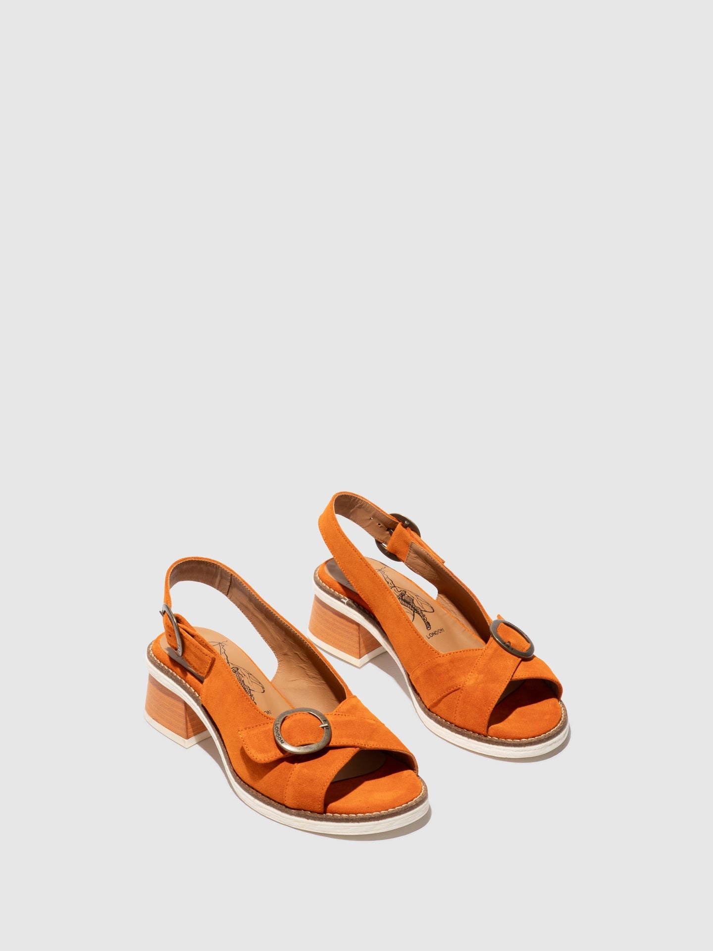 Buckle Sandals CERI090FLY ORANGE