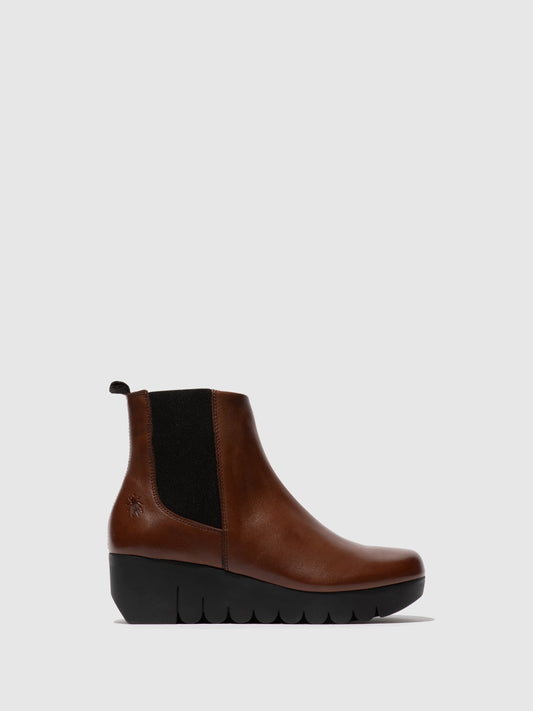 Chelsea Ankle Boots VAZE177FLY BROWN