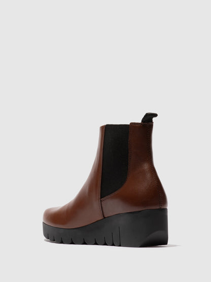 Chelsea Ankle Boots VAZE177FLY BROWN