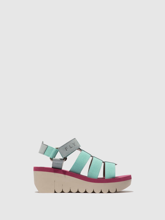 Strappy Sandals YOJI198FLY SKY BLUE/SPEARMINT/LILAC