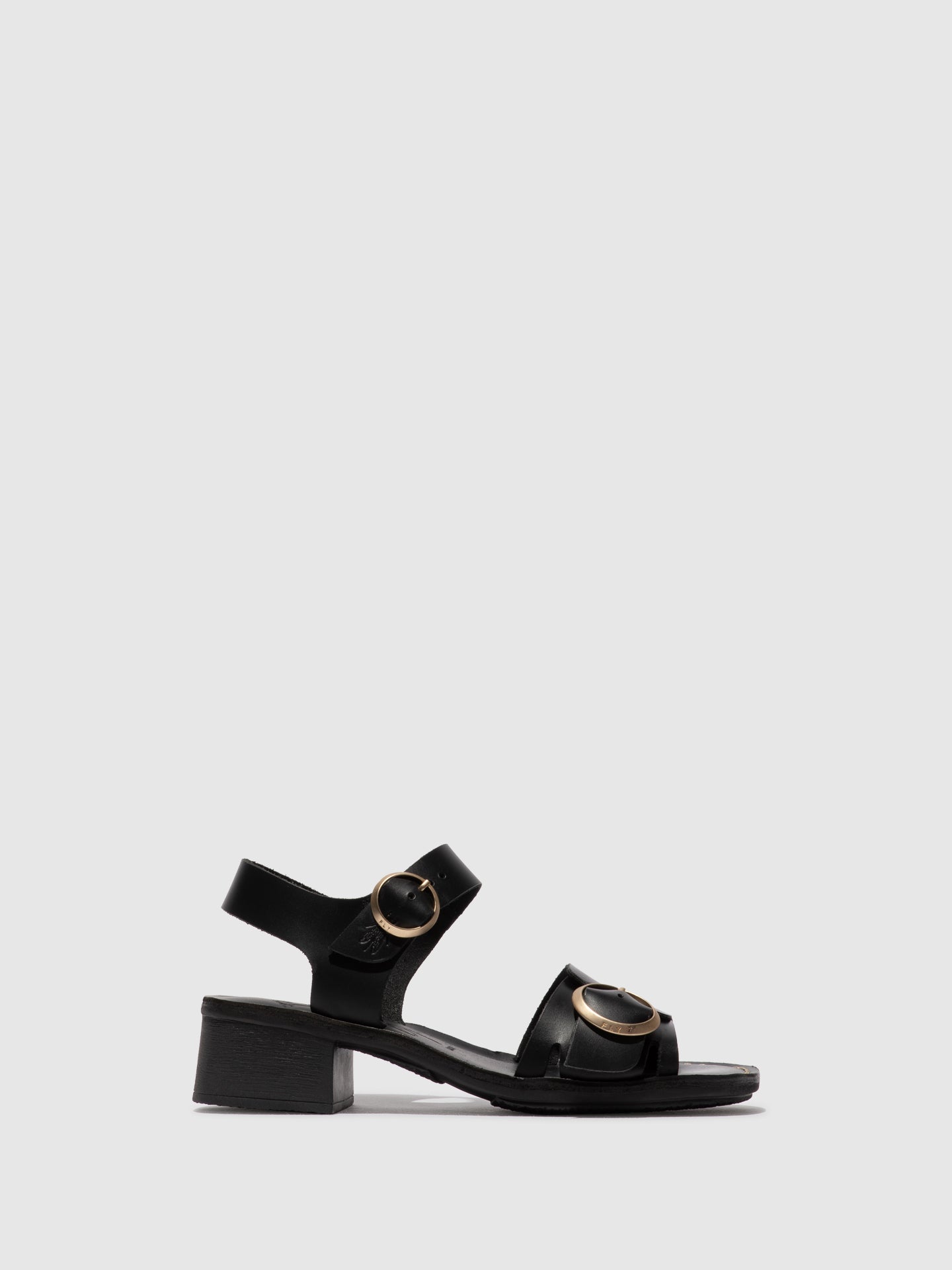 Buckle Sandals EBLI238FLY BLACK