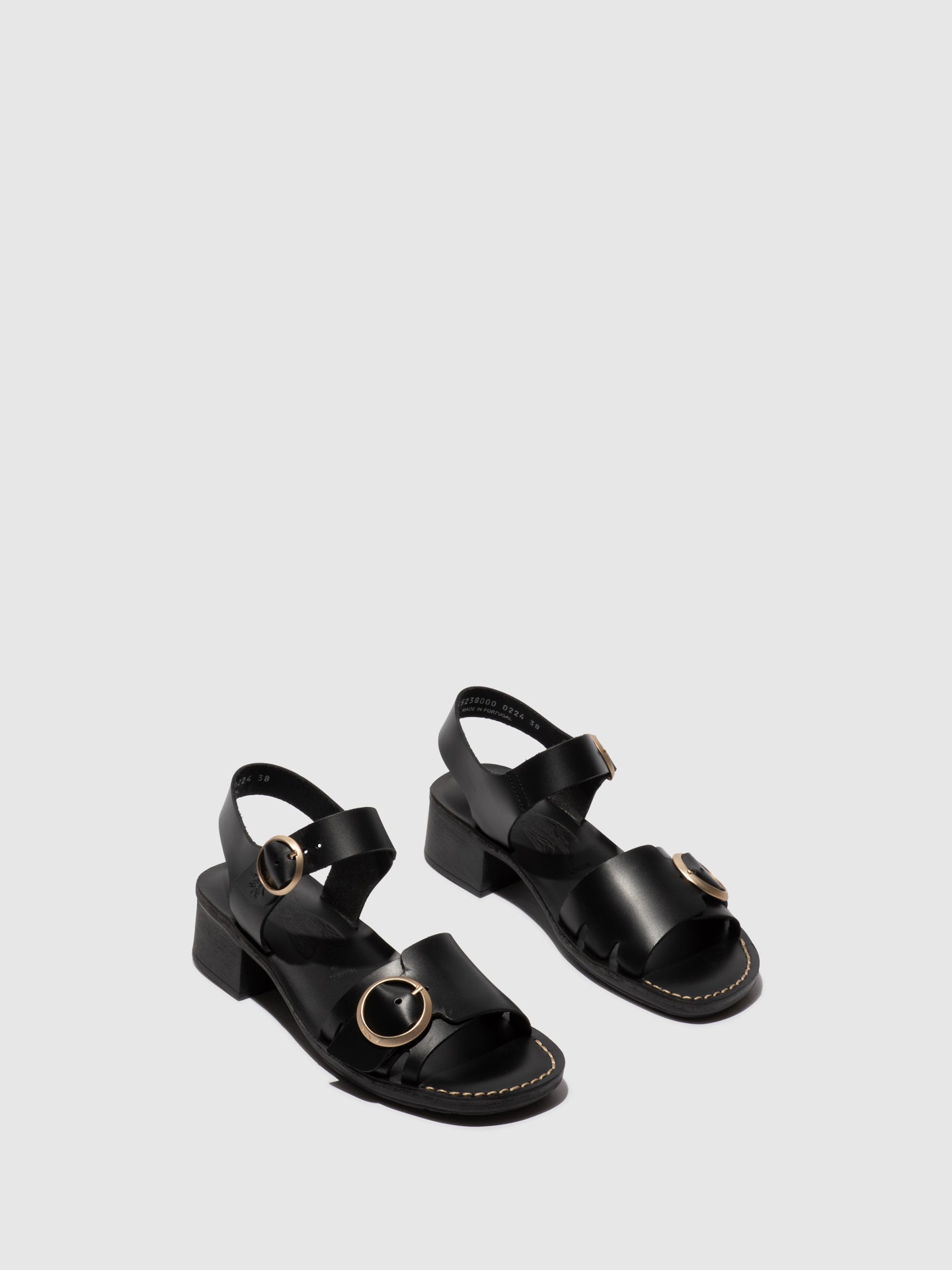 Buckle Sandals EBLI238FLY BLACK
