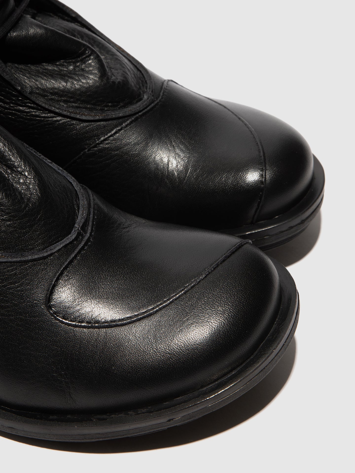 Lace-up Ankle Boots CARF307FLY BLACK