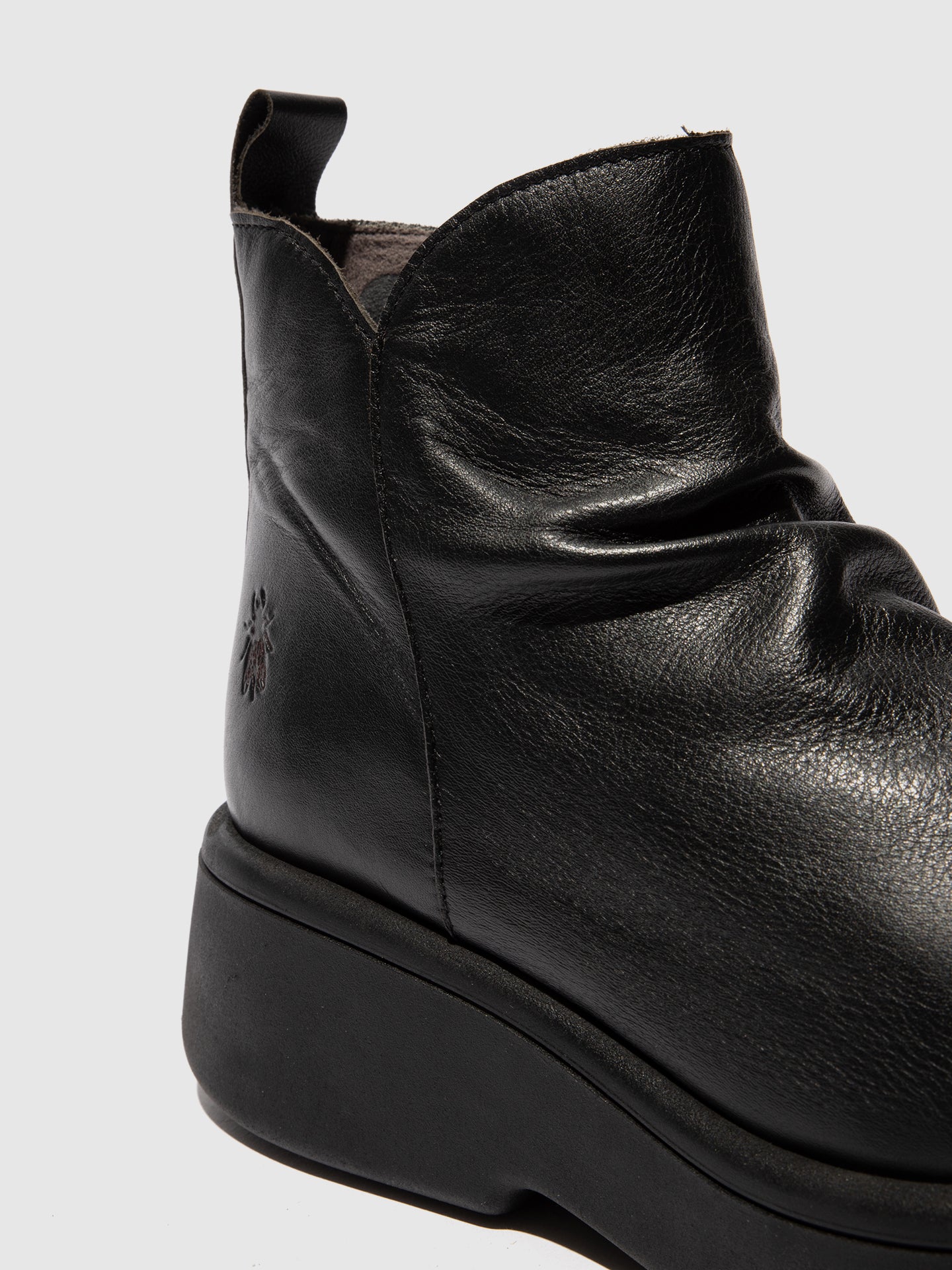 Zip Up Ankle Boots MAZY323FLY DUBLIN BLACK