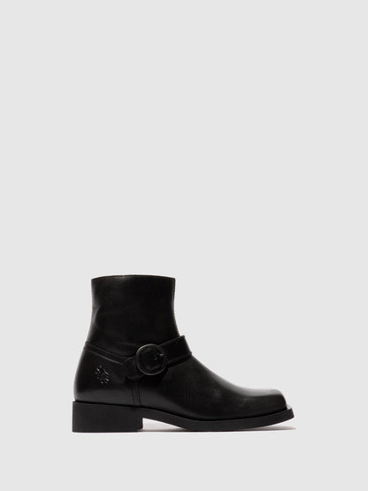 Buckle Ankle Boots RIFU327FLY BLACK