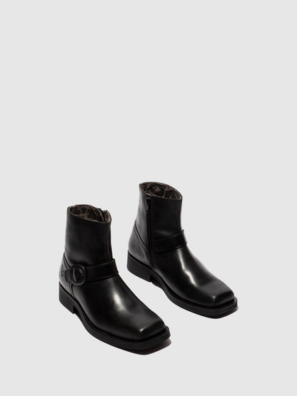 Buckle Ankle Boots RIFU327FLY BLACK
