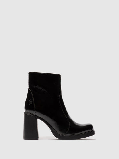 Zip Up Ankle Boots SIJU331FLY BLACK
