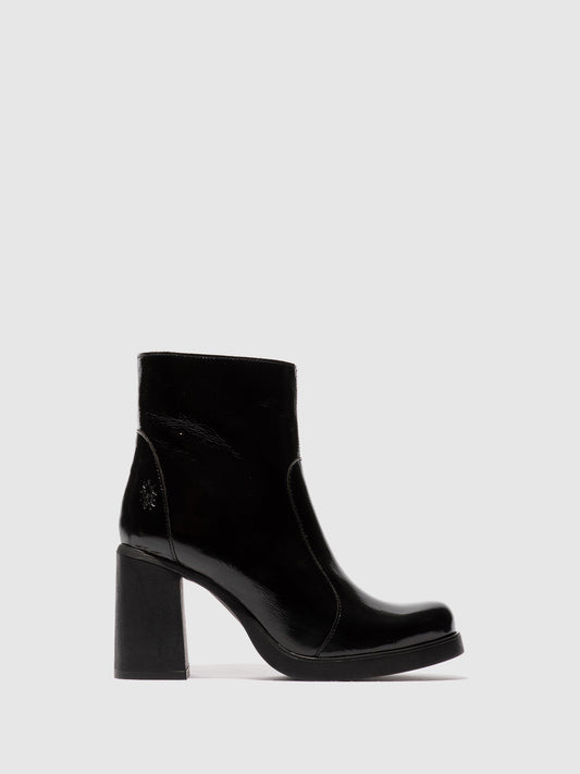 Zip Up Ankle Boots SIJU331FLY BLACK