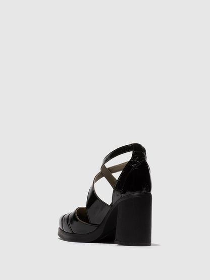 Buckle Sandals SERD333FLY BLACK