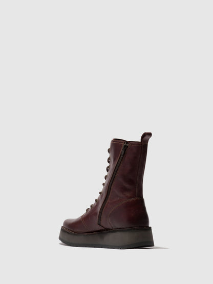 Lace-up Ankle Boots RAMI043FLY WINE