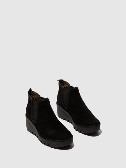 Chelsea Ankle Boots BYNE349FLY OIL SUEDE BLACK