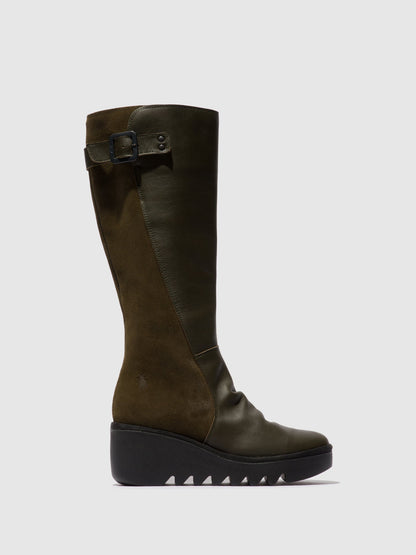 Zip Up Boots BEFY541FLY MILITARY