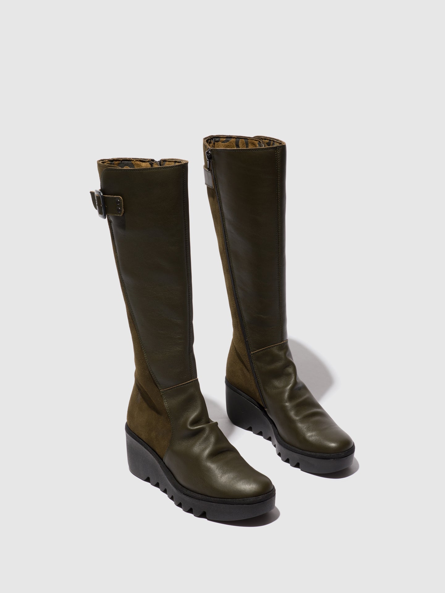 Zip Up Boots BEFY541FLY MILITARY