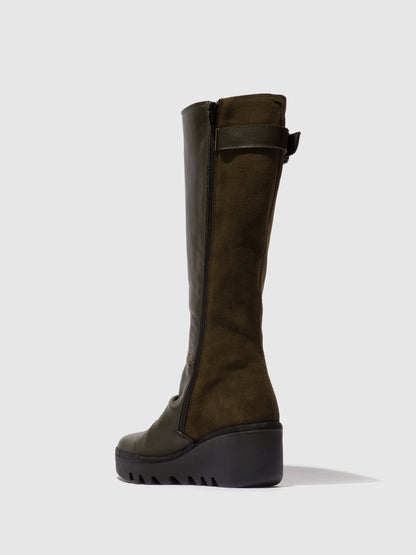 Zip Up Boots BEFY541FLY MILITARY
