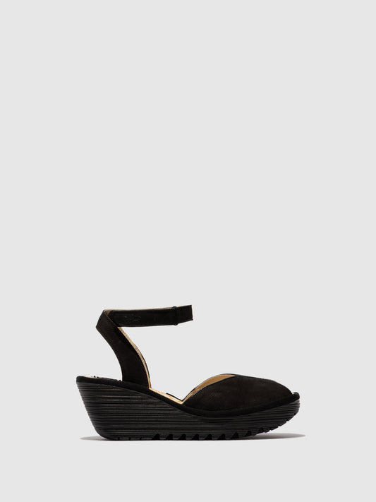 Ankle Strap Sandals YAID552FLY BLACK