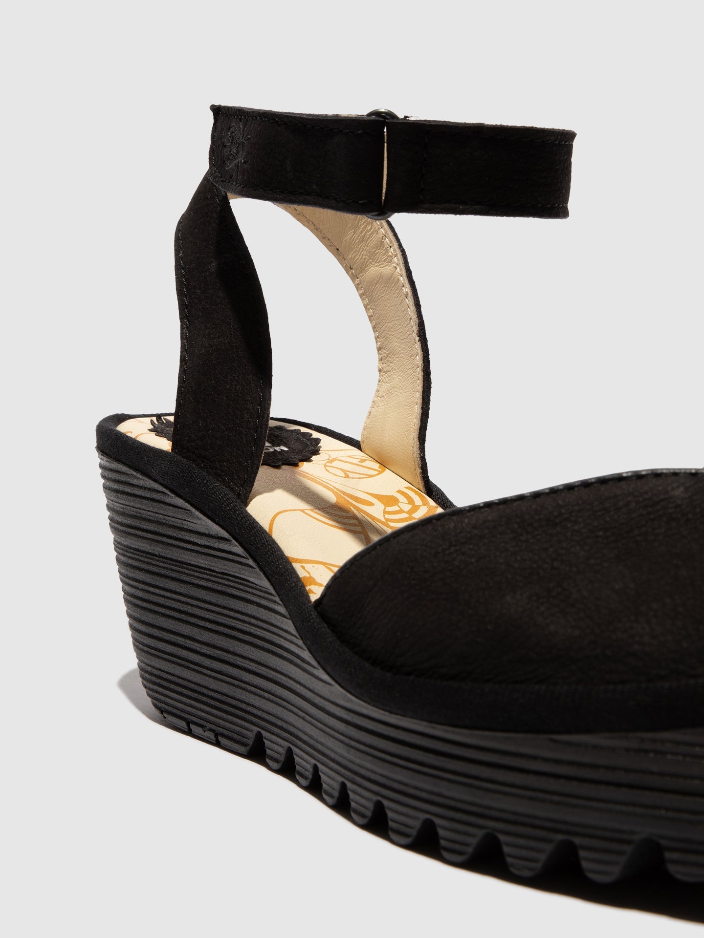 Ankle Strap Sandals YAID552FLY BLACK