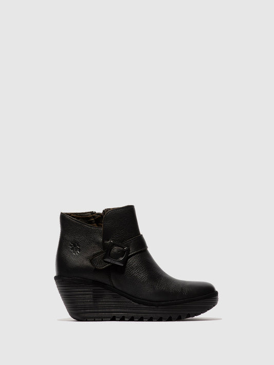 Buckle Ankle Boots YORT597FLY DUBLIN BLACK