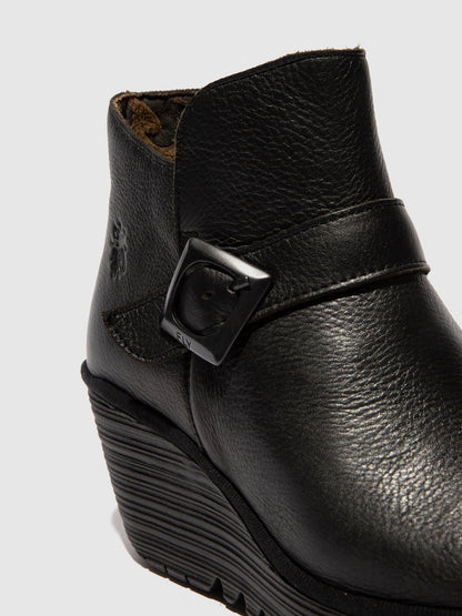 Buckle Ankle Boots YORT597FLY DUBLIN BLACK
