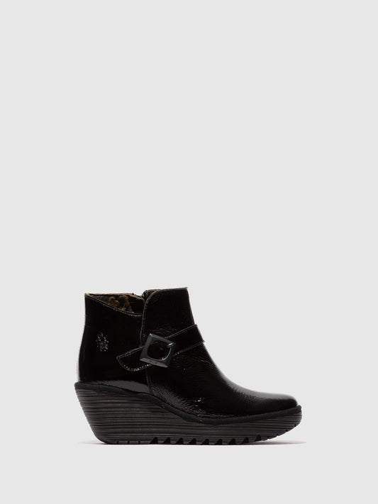 Buckle Ankle Boots YORT597FLY NAPPALAK BLACK
