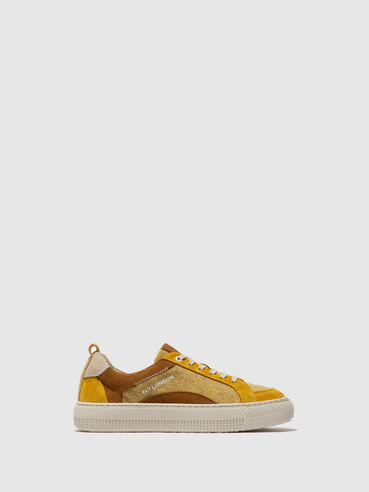 Low-Top Trainers TAIK687FLY PALE YELLOW/YELLOW/CAMEL/OFFWHITE