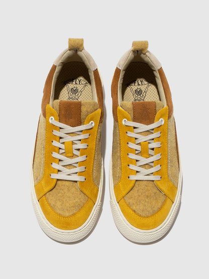 Low-Top Trainers TAIK687FLY PALE YELLOW/YELLOW/CAMEL/OFFWHITE