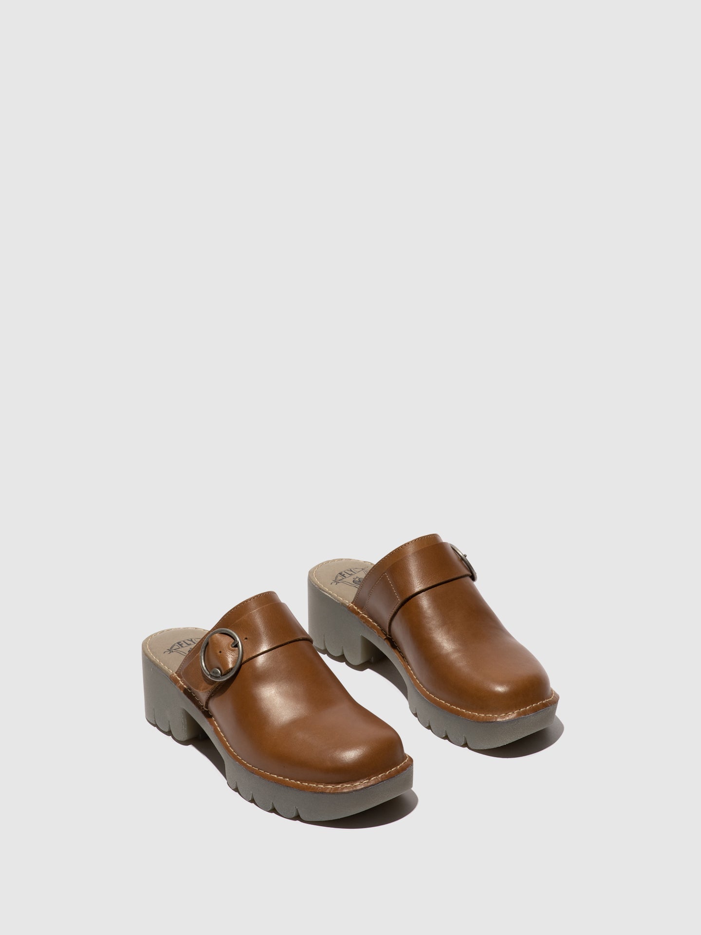 Round Toe Clogs ENDA510FLY RUG CAMEL