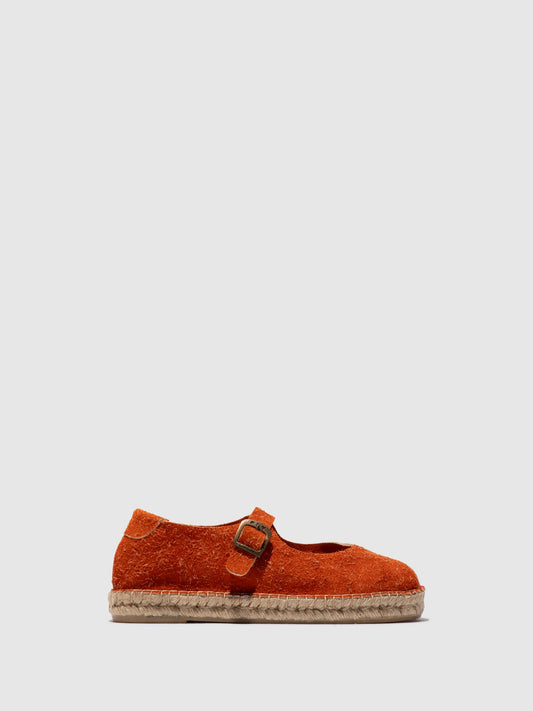 Round Toe Espadrilles SOIK554FLY ORANGE